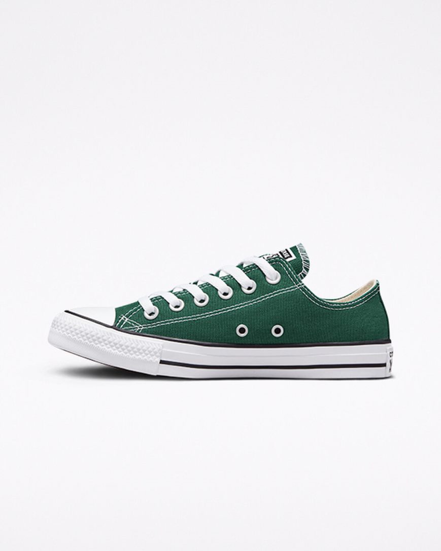 Women's Converse Chuck Taylor All Star Seasonal Color Low Top Shoes Green / White / Black | AU 486CER